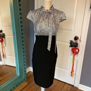 City Triangles Black &‎ White Pencil Dress 🖤🥰🤍